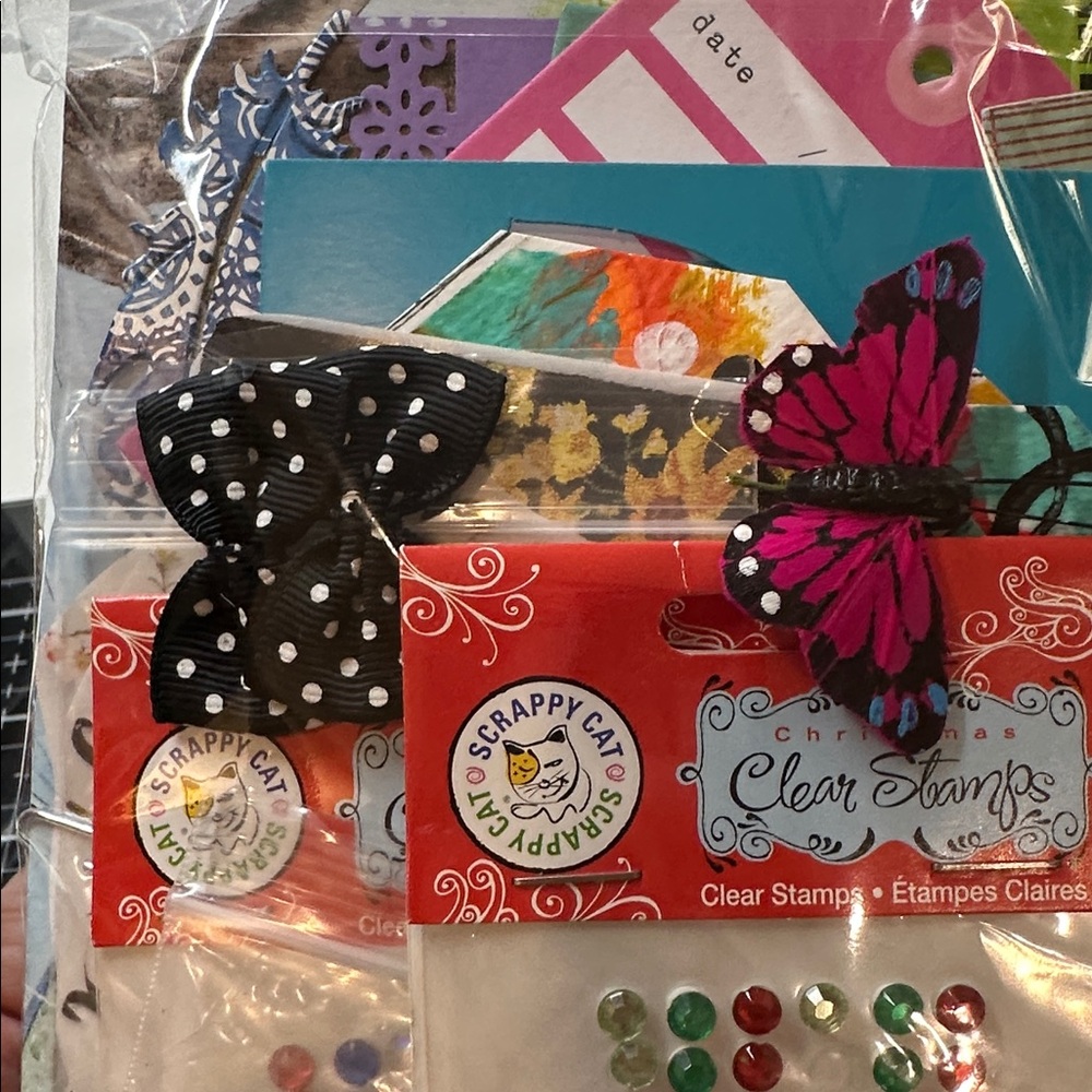 Crafting Ephemera Set with Stamps and Embellishments - Picture 6 of 8